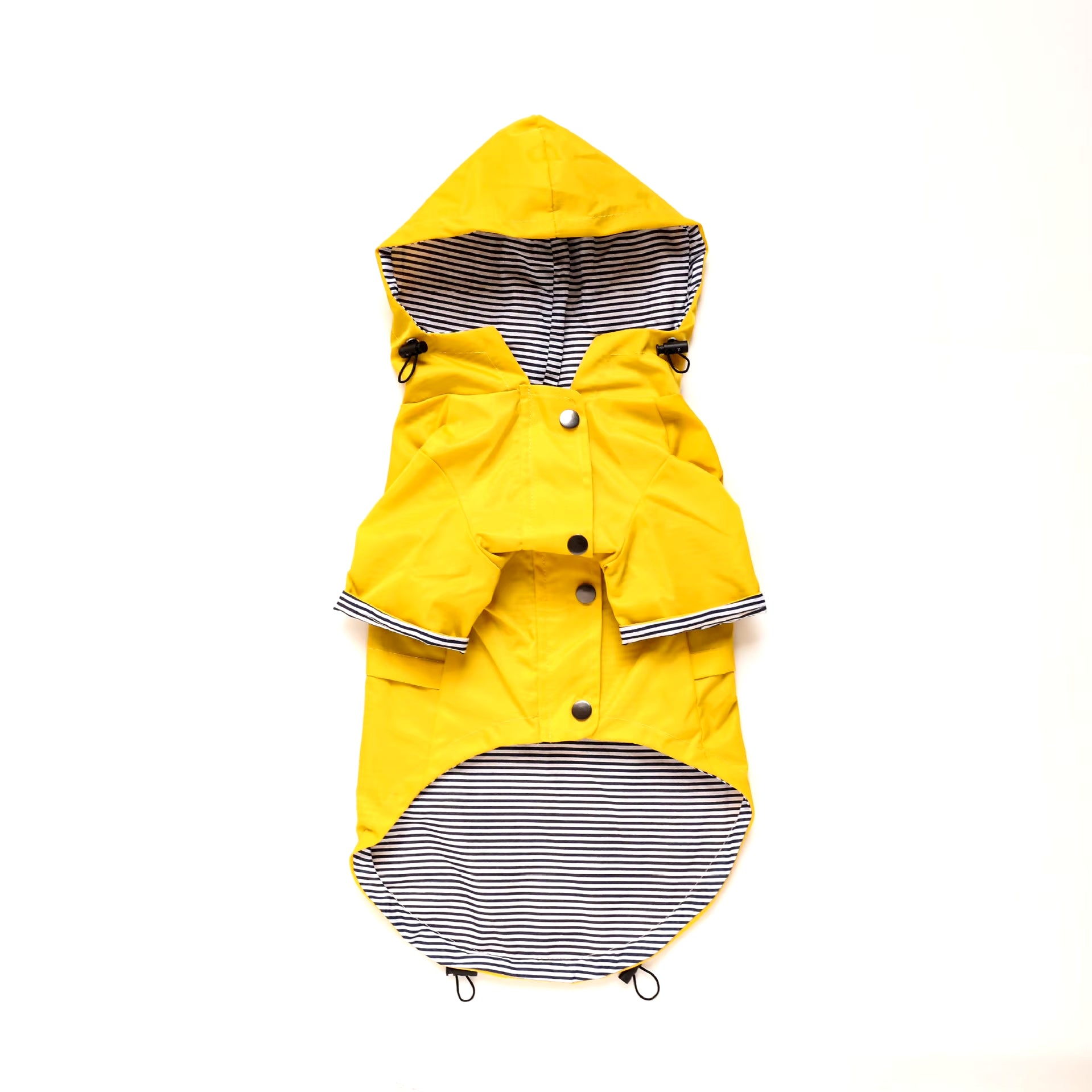 Waterproof Windproof Dog Coat for Small to Large Breeds - Rain Jacket and Sport Hoodie in Pink and Yellow